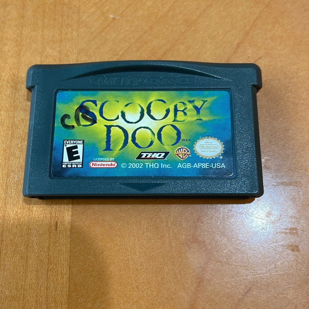 Gameboy advance Scooby Doo game